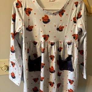 Pete and Lucy matching pant set. NWT. Ladybug print. Size 10/12